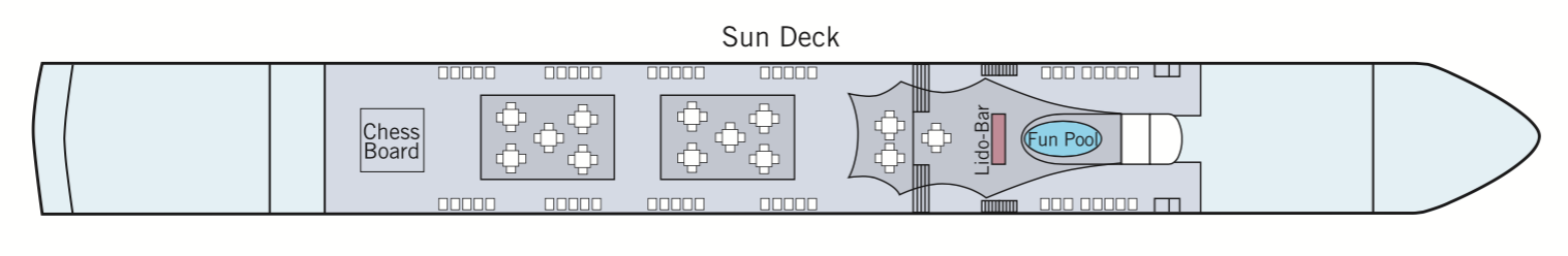 Amadeus River Cruises Amadeus Rhapsody Deck Plans Sun Deck.png
